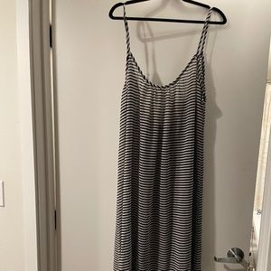 Shein black and white sheer bathing suit cover